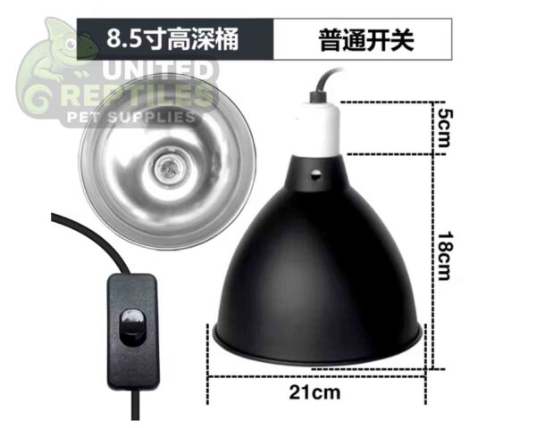 8.5-inch Deep Dome Lamp Fixture
