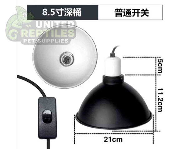 8.5-inch Deep Dome Lamp Fixture