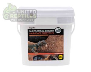 abstract hexagonal shape with lizard inside Giangarden Clay Burrowing Substrate 5Kg