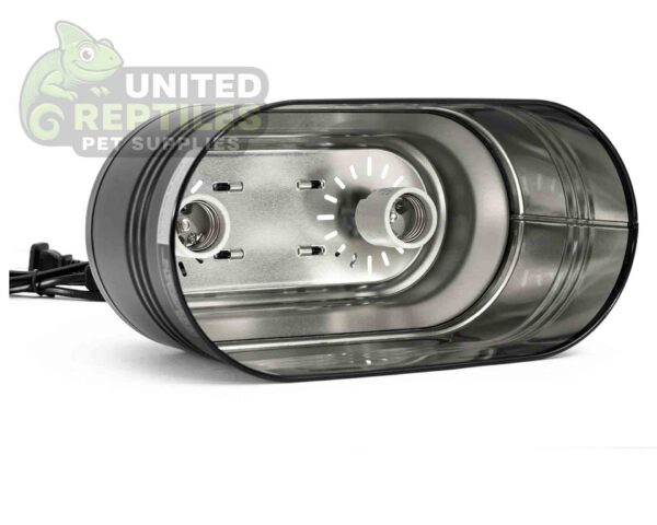 Dual Deep Dome Reptile Lamp Fixture