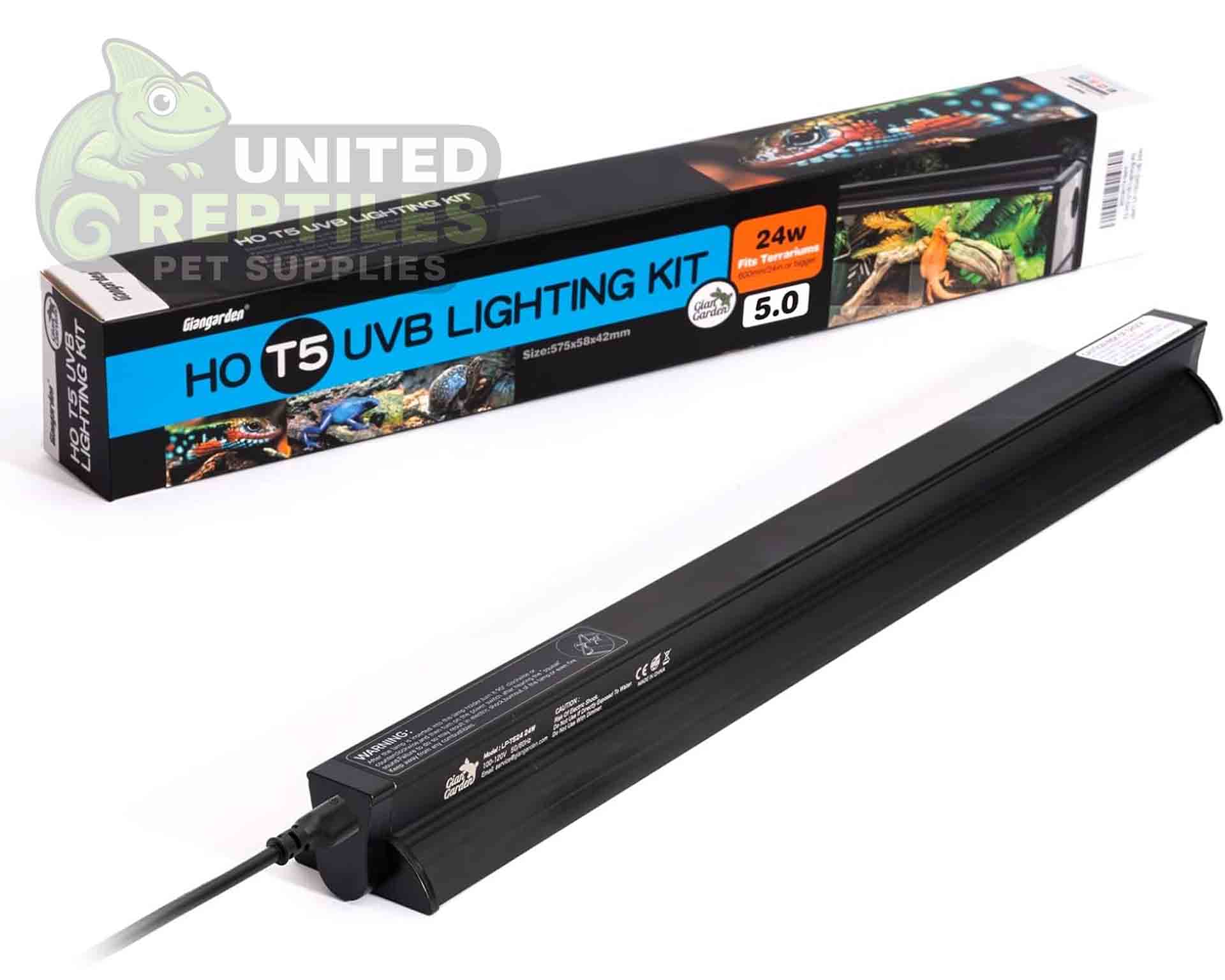 Giangarden T5 Fixture with 5.0 UVB Lamp - Image 2