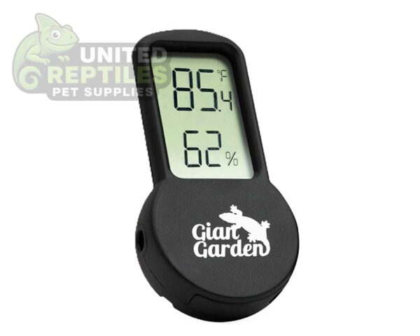 abstract hexagonal shape with lizard inside Giangarden Digital Thermometer/Hygrometer