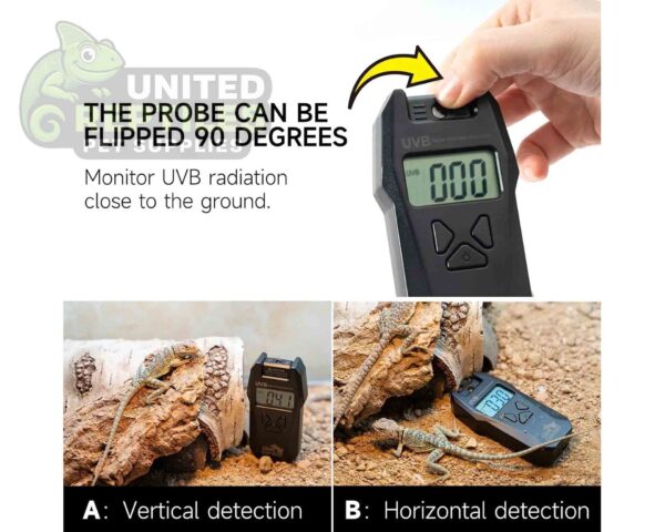 Giangarden UVB UVI Meter Handheld Digital Radiometer for Reptiles