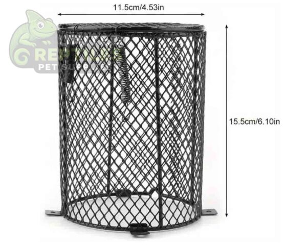 abstract hexagonal shape with lizard inside Lamp Protector