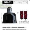 Screw-in Light Dome – Infrared Heat Bulb