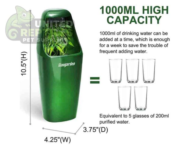 abstract hexagonal shape with lizard inside Giangarden WA-D01 Drinking Fountain