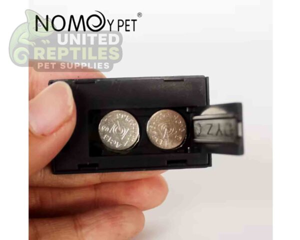 abstract hexagonal shape with lizard inside Wireless Digital Reptile Thermometer