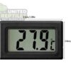 abstract hexagonal shape with lizard inside Wireless Digital Reptile Thermometer