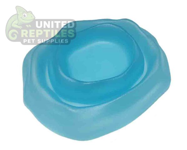 abstract hexagonal shape with lizard inside Glow In The Dark Reptile Food/Water Combo