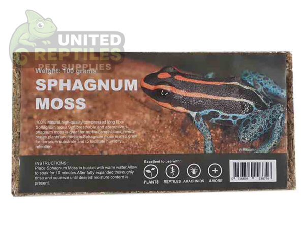 100g Sphagnum Moss Compressed Brick