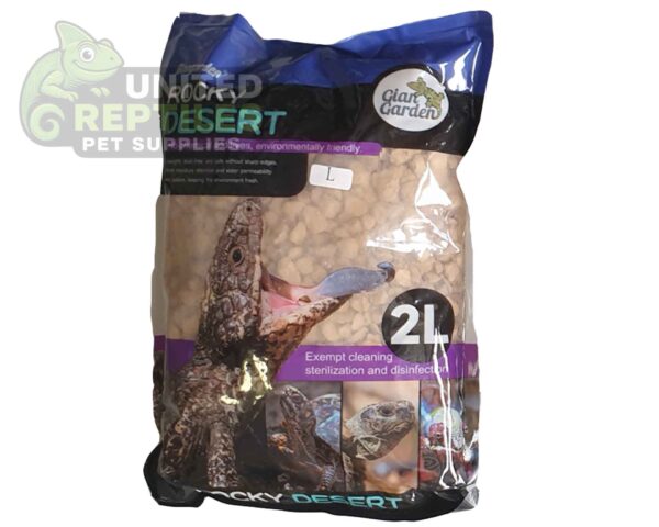 abstract hexagonal shape with lizard inside Giangarden CS16S ROCKY DESERT 2L