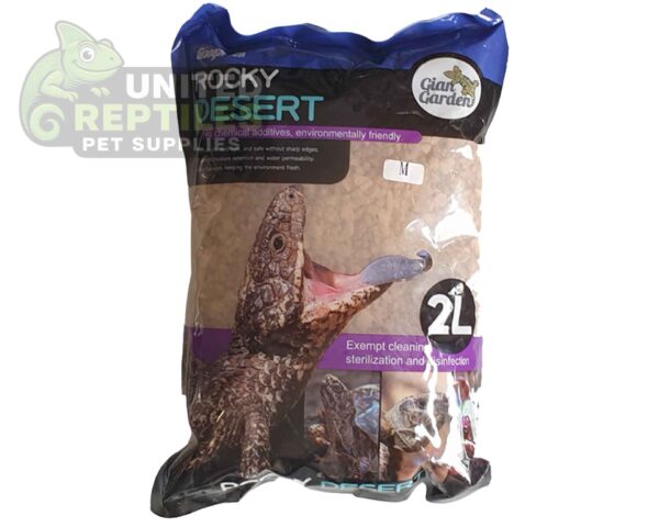 abstract hexagonal shape with lizard inside Giangarden CS16S ROCKY DESERT 2L