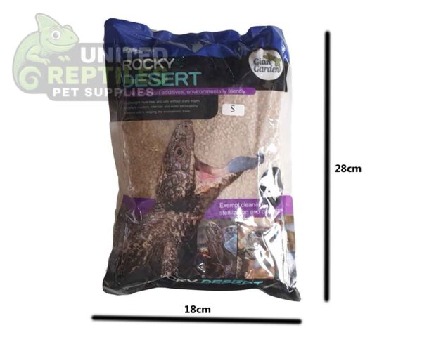 abstract hexagonal shape with lizard inside Giangarden CS16S ROCKY DESERT 2L