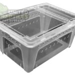 abstract hexagonal shape with lizard inside H5 Reptile Breeding Box (1pc)