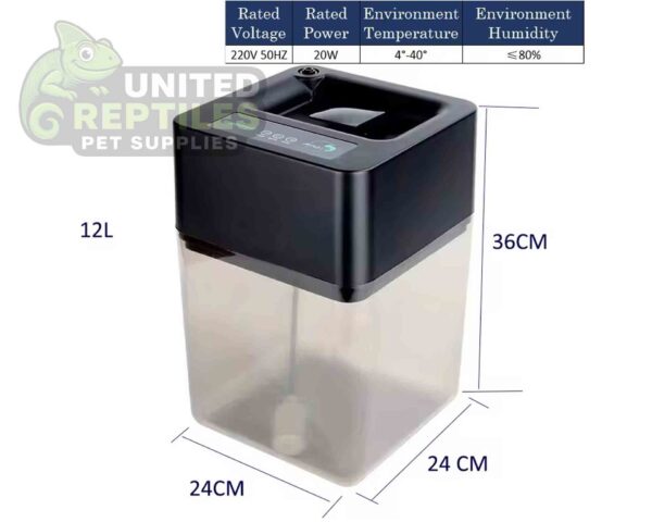 abstract hexagonal shape with lizard inside MIUS Rain Box 12L (1-4 Nozzle's)