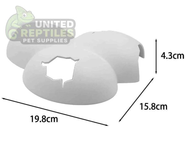 Reptile Plastic Egg Hide Cave