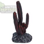 abstract hexagonal shape with lizard inside NS-23 Resin Cactus