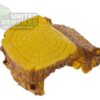 abstract hexagonal shape with lizard inside NS-29 Resin Hide Tree Stump