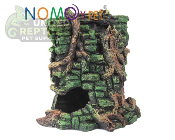 abstract hexagonal shape with lizard inside Maya Mask Decoration