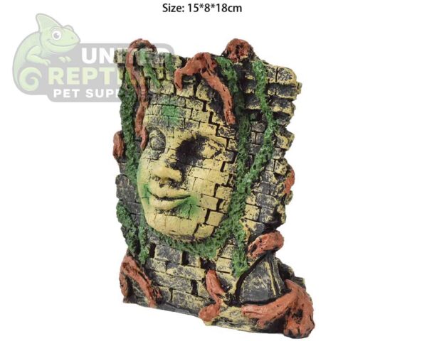 abstract hexagonal shape with lizard inside Maya Mask Decoration