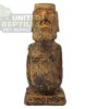 abstract hexagonal shape with lizard inside NS-97 Ancient Easter Island Stone Head Statue