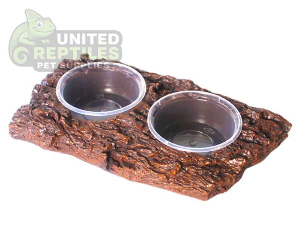 NS-140 Resin food and water double bowl