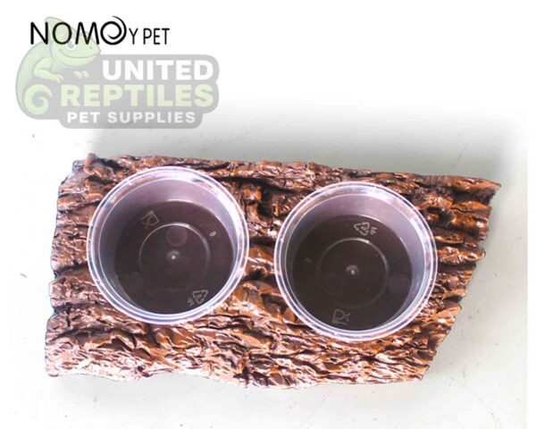 NS-140 Resin food and water double bowl