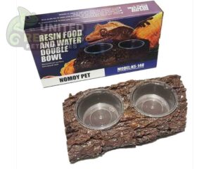 NS-140 Resin food and water double bowl