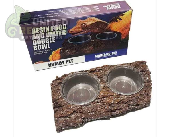 NS-140 Resin food and water double bowl