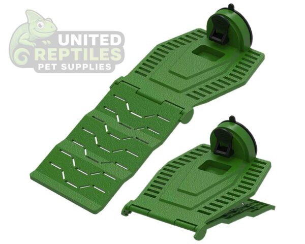 abstract hexagonal shape with lizard inside Turtle Basking Ramps for Aquarium, Tortoise Tank Ramp