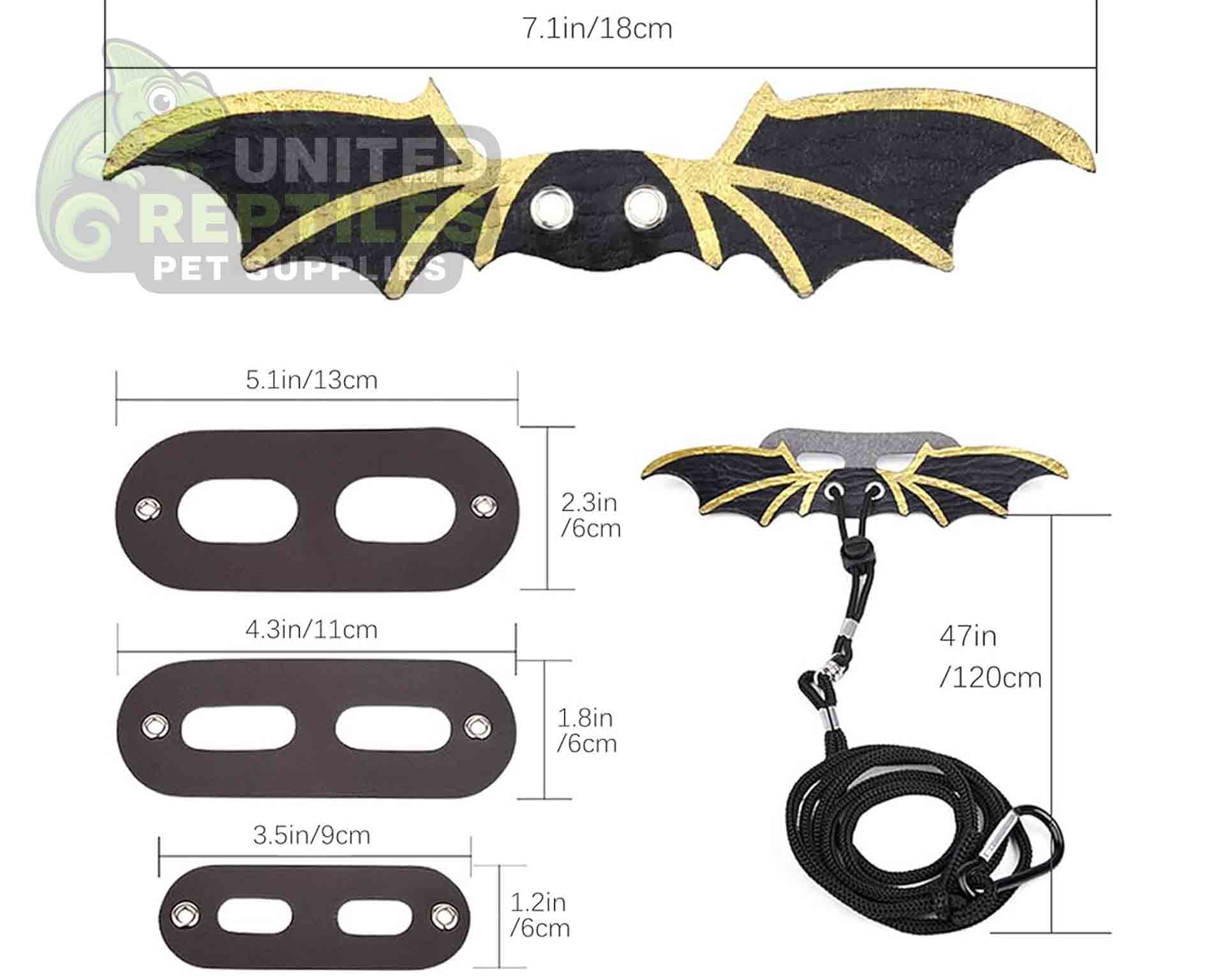 Bearded Dragon Lizard Leash Harness - Image 2