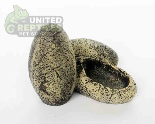 abstract hexagonal shape with lizard inside Nomoy NS-113 Resin Dino Eggs Hideout