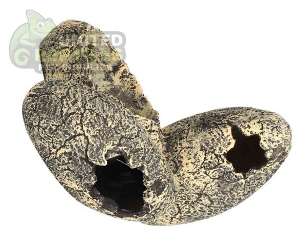 abstract hexagonal shape with lizard inside Nomoy NS-113 Resin Dino Eggs Hideout