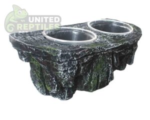 NS-142 Resin food and water double bowl