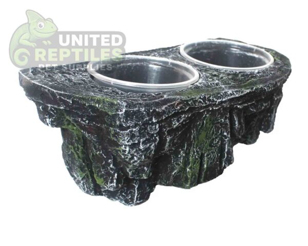 NS-142 Resin food and water double bowl