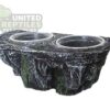 NS-142 Resin food and water double bowl