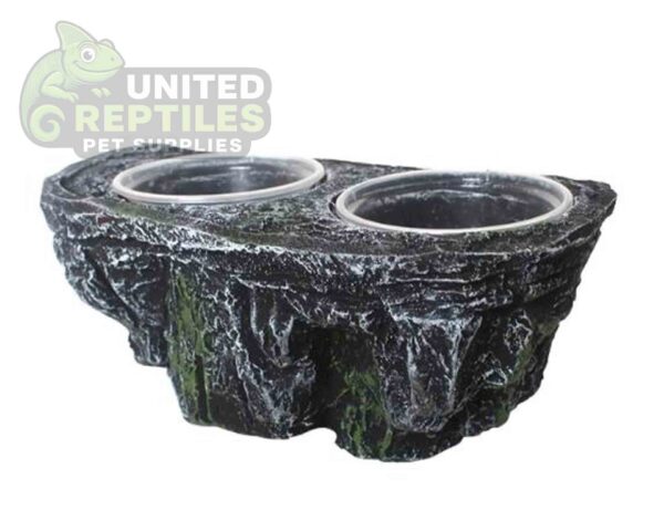 NS-142 Resin food and water double bowl