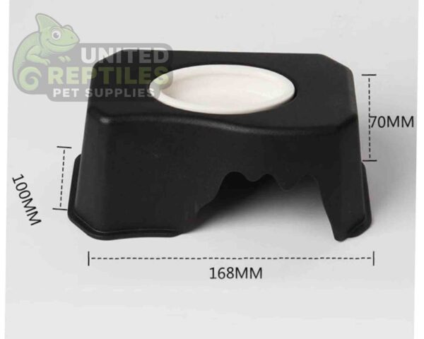 Reptile Plastic Cave with Bowl