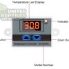 Digital LED Temperature Controller Module, XH-W3001 Thermostat