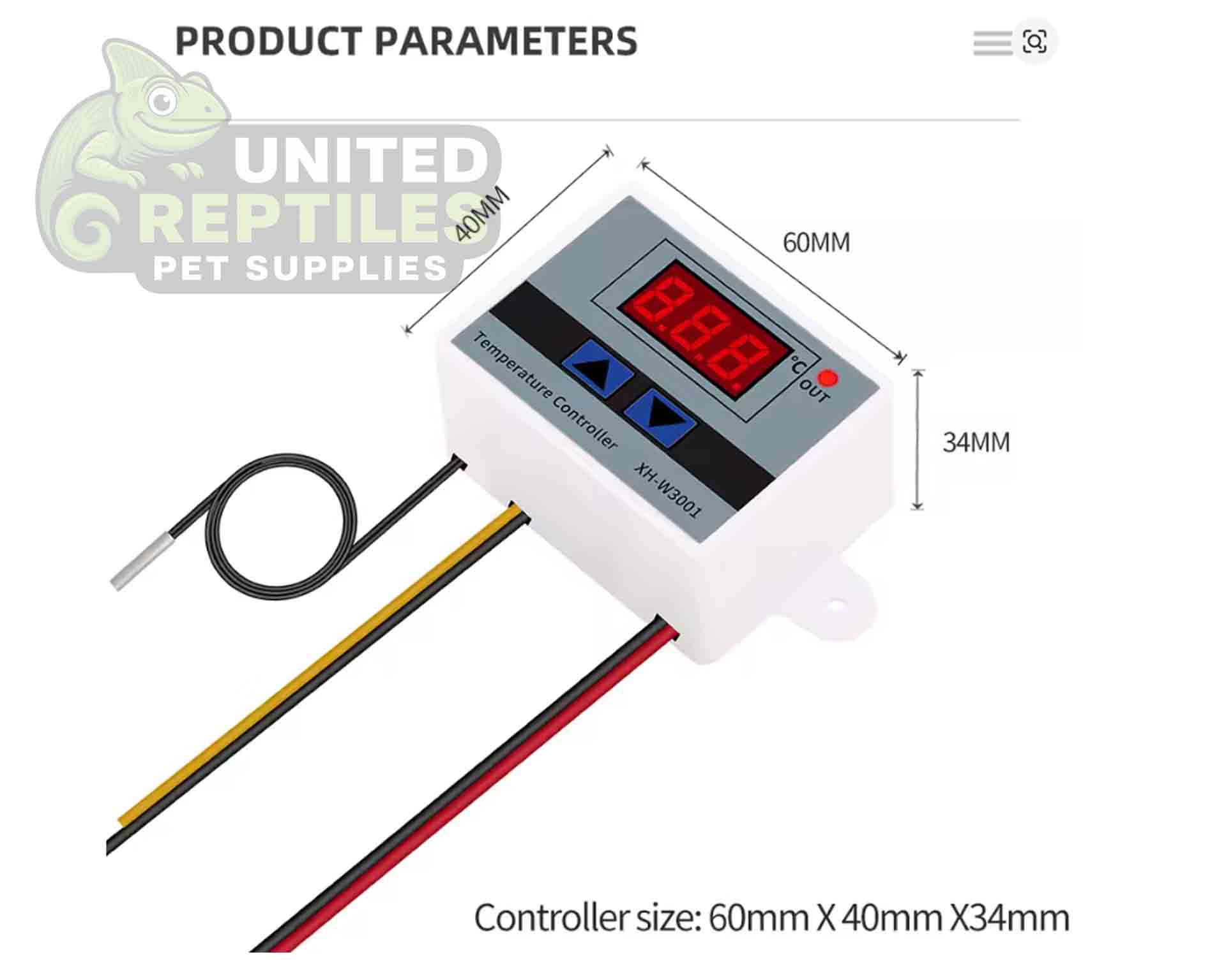 Digital LED Temperature Controller Module, XH-W3001 Thermostat - Image 10
