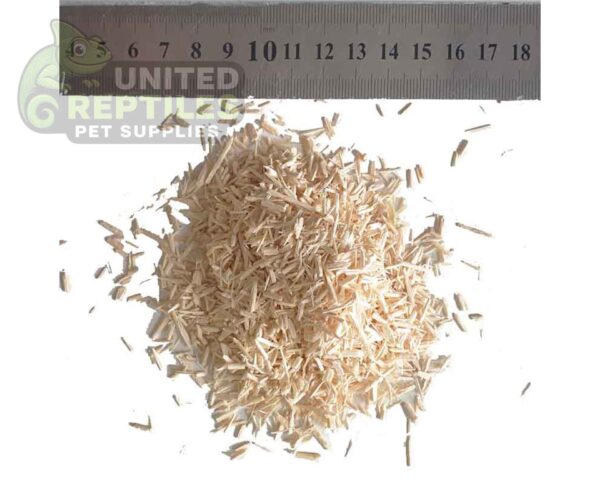 abstract hexagonal shape with lizard inside Aspen Snake Bedding 4L