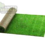 abstract hexagonal shape with lizard inside Artificial Reptile Grass / Astro Turf