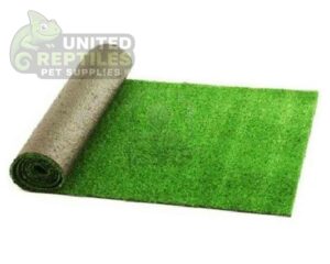 abstract hexagonal shape with lizard inside Artificial Reptile Grass / Astro Turf