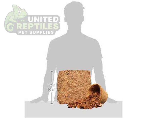 abstract hexagonal shape with lizard inside Coco Husk Brick