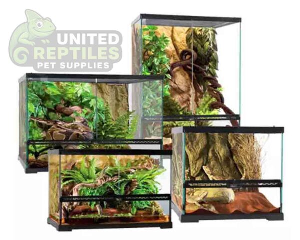 Mclanzoo Glass Terrarium Dual Doors