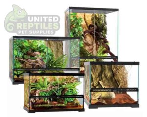 Mclanzoo Glass Terrarium Dual Doors