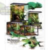 Mclanzoo Glass Terrarium Dual Doors