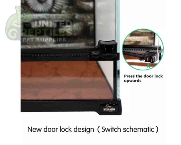 Mclanzoo Glass Terrarium Dual Doors