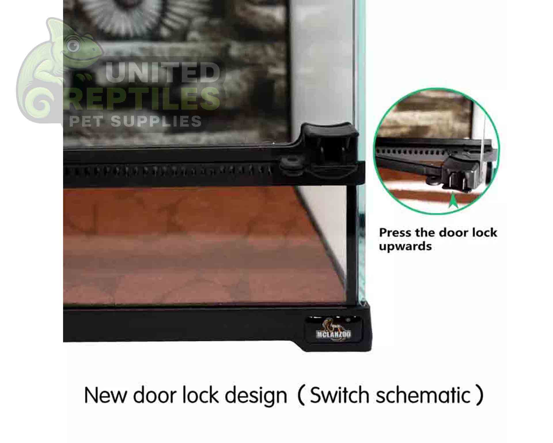 Mclanzoo Glass Terrarium Dual Doors - Image 9