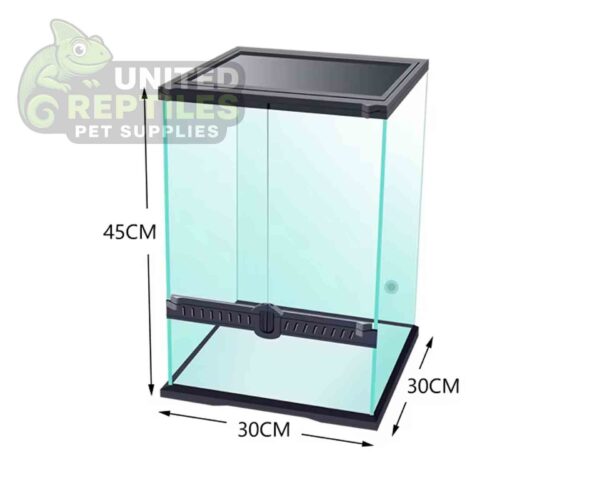 Mclanzoo Glass Terrarium Dual Doors